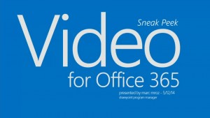 Office 365 Video