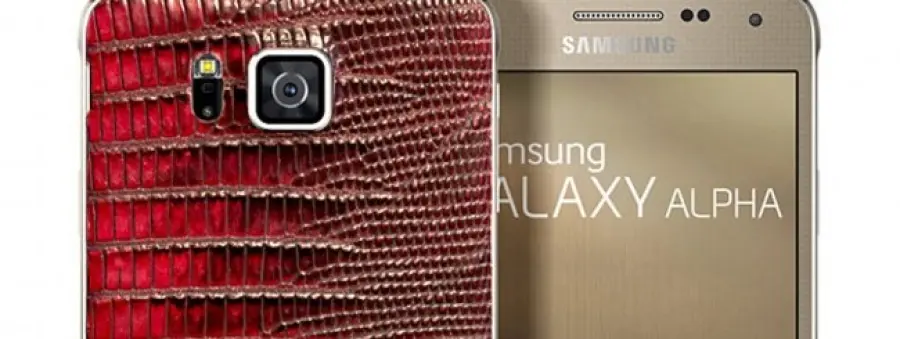 Samsung Galaxy Alpha in edizione limitata in pelle di alligatore