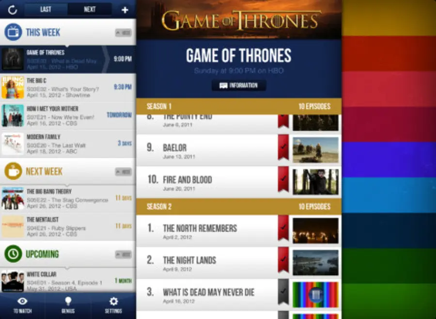 Serie Tv 2, l'app su Tablet e Smartphone per i telefilm