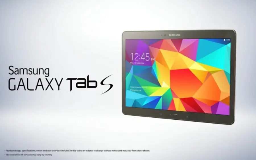 Nuove immagini ufficiali del Galaxy Tab S
