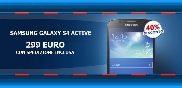 Galaxy s4 Active in offerta a 299 euro con TIM