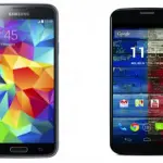 Differenze tra Samsung Galaxy S5 e Moto X