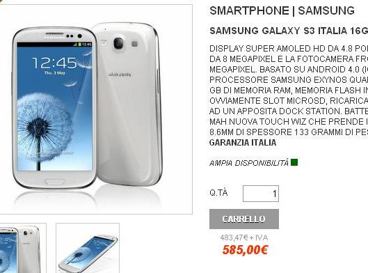 Samsung Galaxy S3 Samsung Galaxy S3