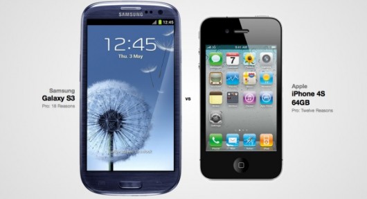 Samsung Galaxy S3 vs. iPhone 4S Samsung Galaxy S3 vs. iPhone 4S