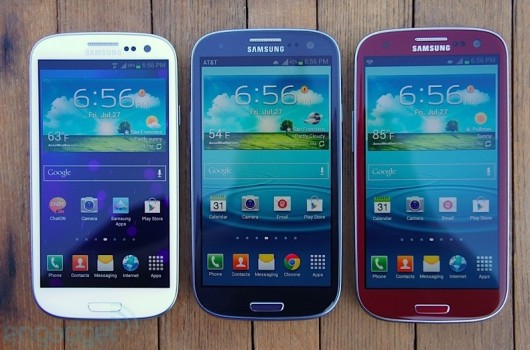 Samsung Galaxy S3 rosso Samsung Galaxy S3 rosso