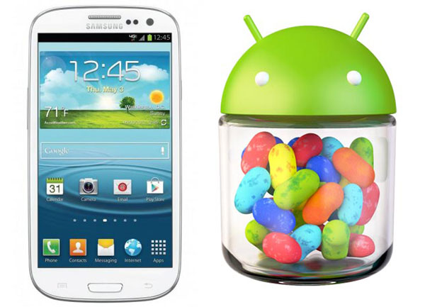 Galaxy S3 aggiornamento Android Jelly Bean