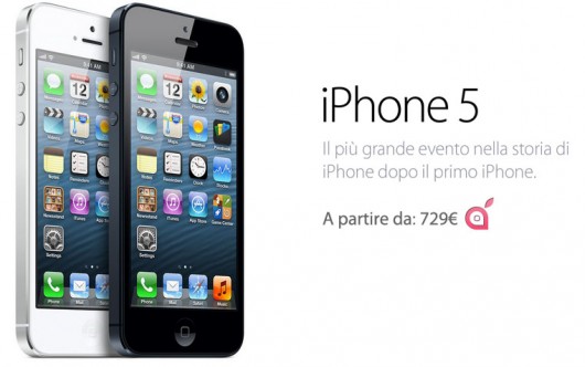 iPhone 5 prezzo Italia iPhone 5 prezzo Italia