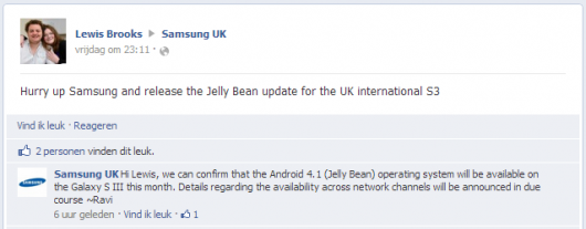 Galaxy S3 aggiornamento Android Jelly Bean Galaxy S3 aggiornamento Android Jelly Bean
