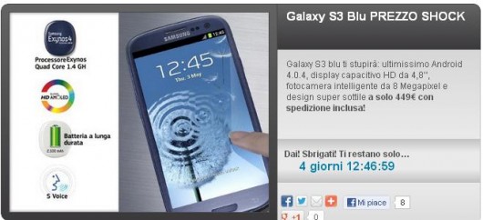 Samsung Galaxy S3 miglior prezzo Samsung Galaxy S3 miglior prezzo