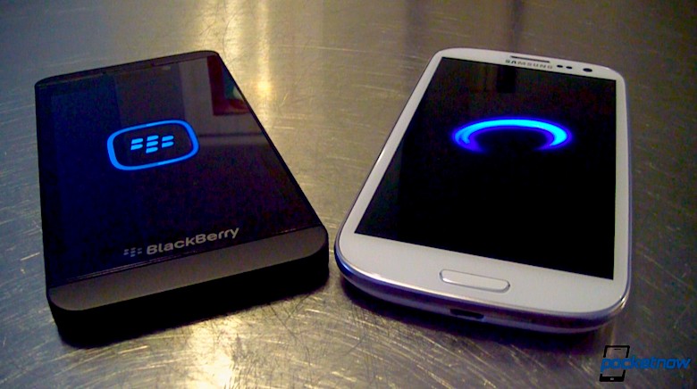 Samsung Galaxy S3 vs BlackBerry Z10