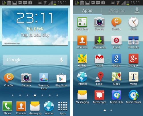 Aggiornamento Galaxy S Advance