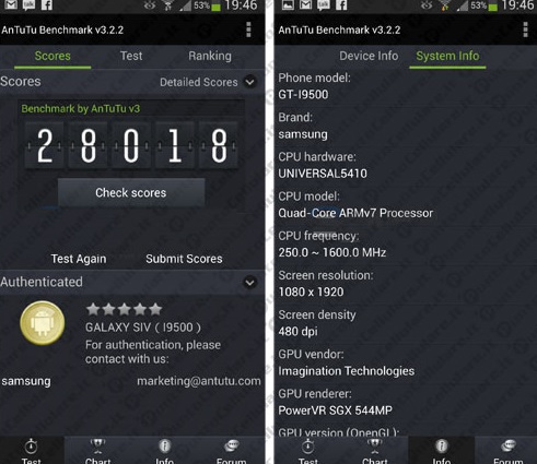 Aggiornamento Galaxy S4