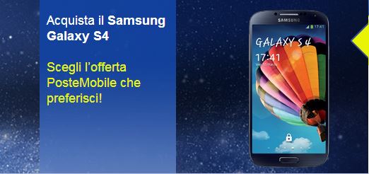 Samsung Galaxy S4 Poste Mobile