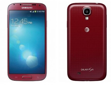 Samsung Galaxy S4 rosso