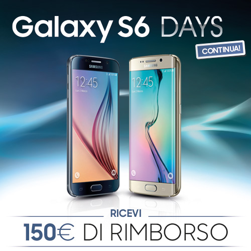 Samsung Galaxy S6 promozione